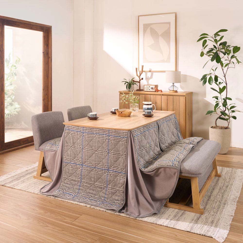 ナチュラルダイニングこたつシリーズ フランネルこたつ掛け布団 135cm×80cm用 こたつ布団 こたつ 611322