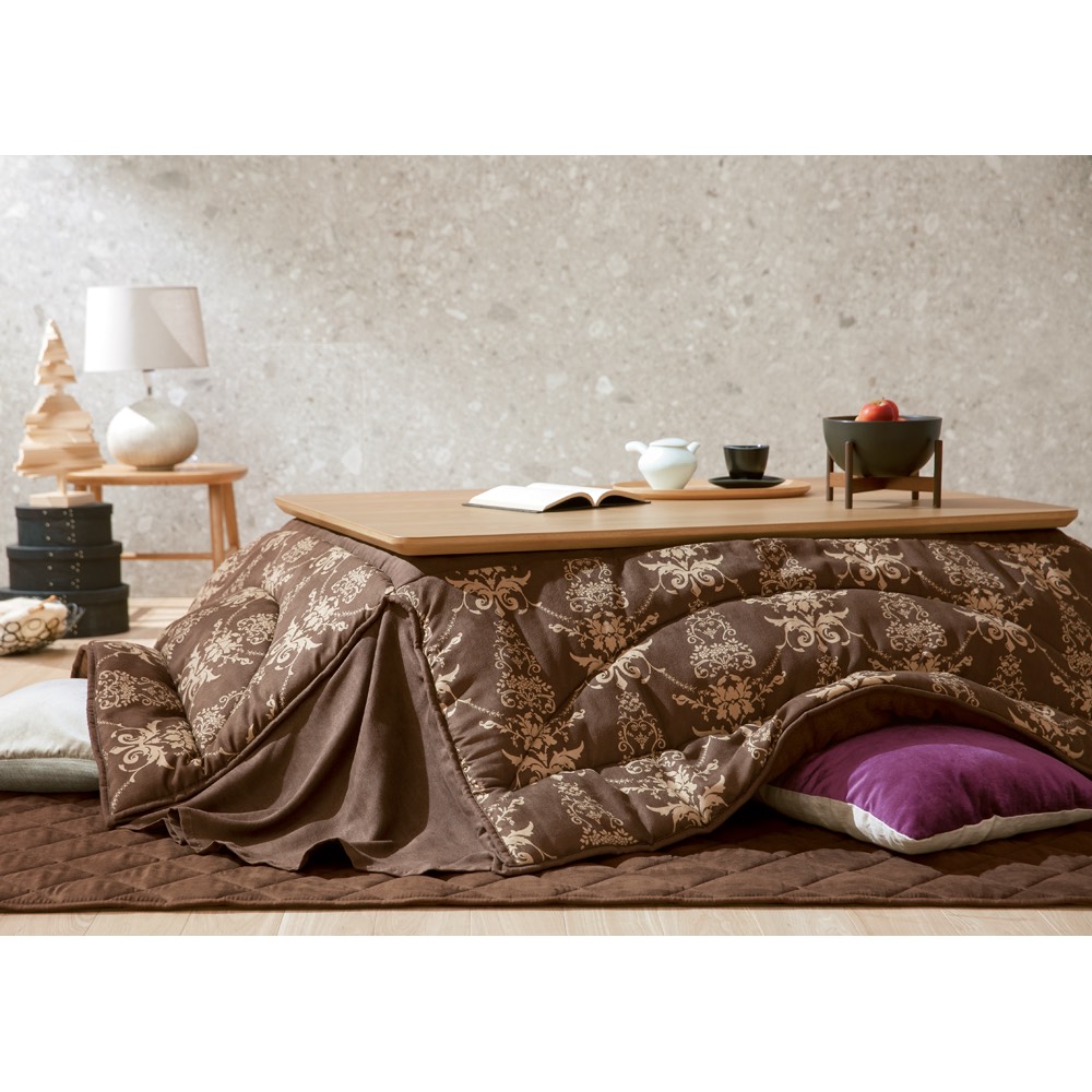 Dショッピング 家具 収納 こたつ こたつ布団 カバー 正方形 190 190cm ふっくら贅沢ボリューム省スペースこたつ掛け布団 カテゴリ こたつ布団 カバーの販売できる商品 ディノス ドコモの通販サイト