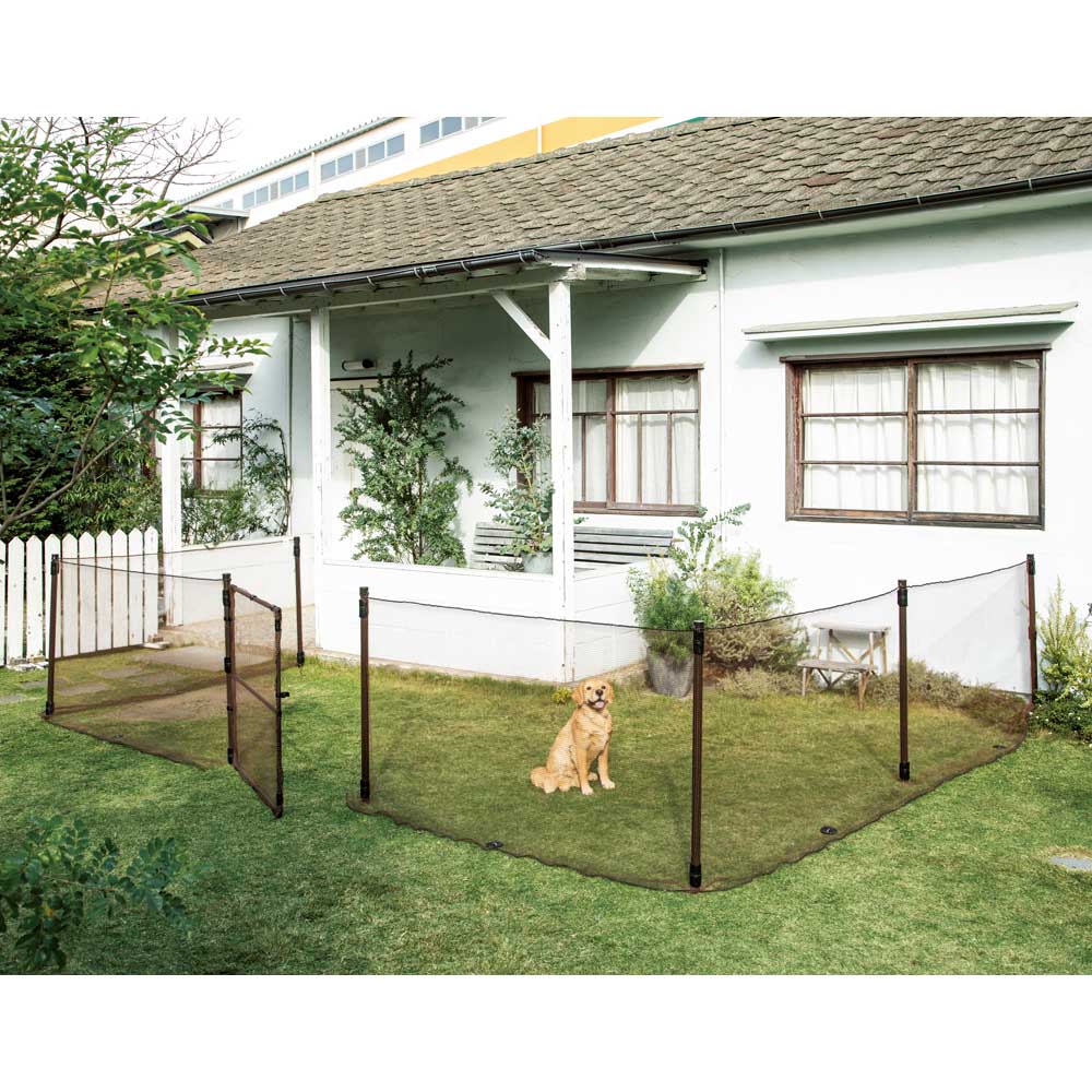 全長m お手軽ゲート付フェンス 通販 ディノス