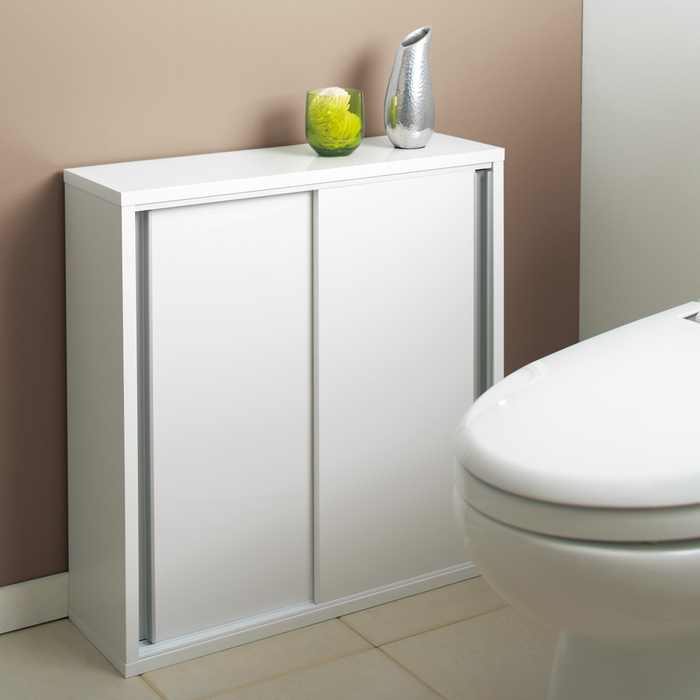 トイレ収納庫 引き戸タイプ 幅60cm 4段 通販 ディノス