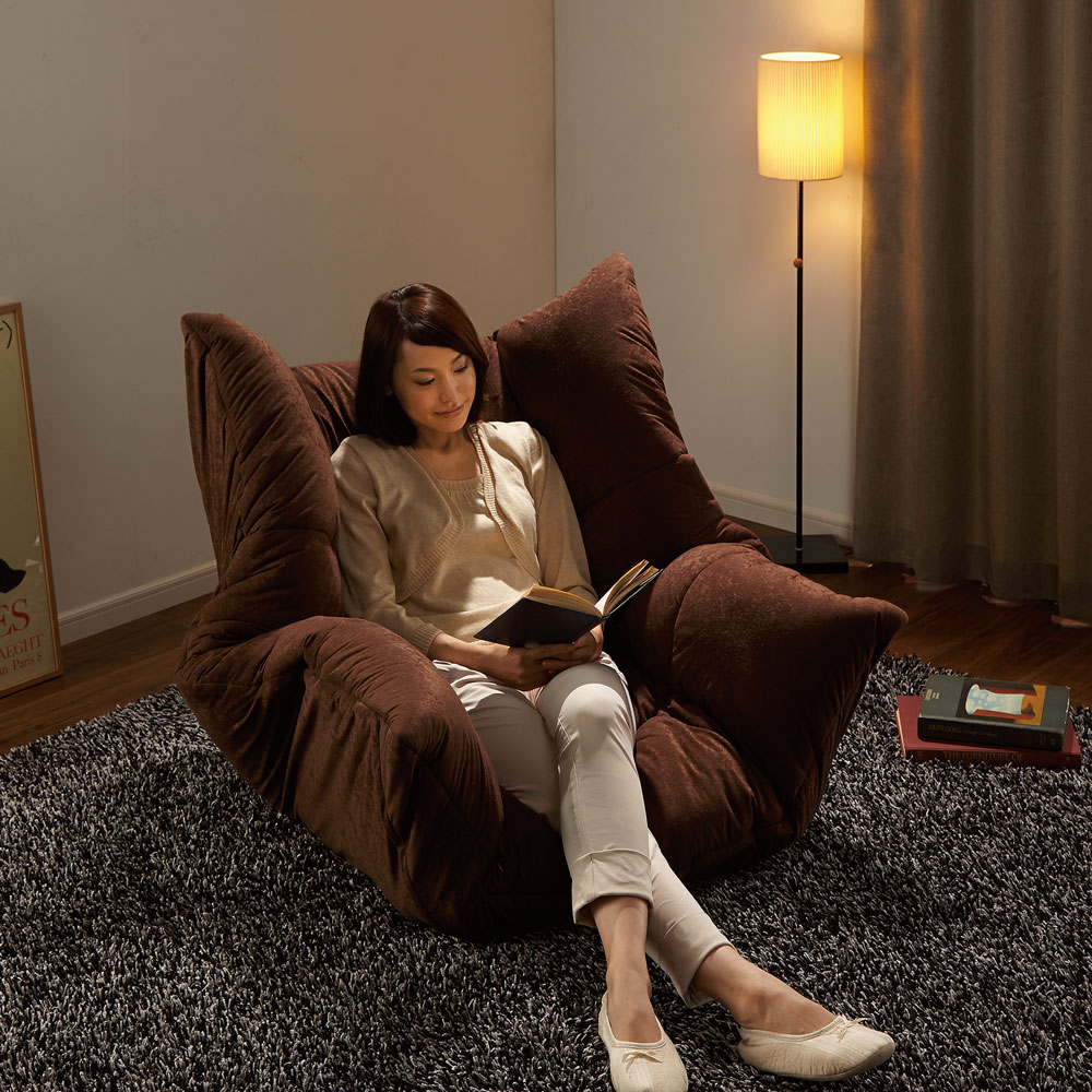 マルチリクライニング コンパクトソファ 座椅子 ハイバックタイプ 通販 ディノス