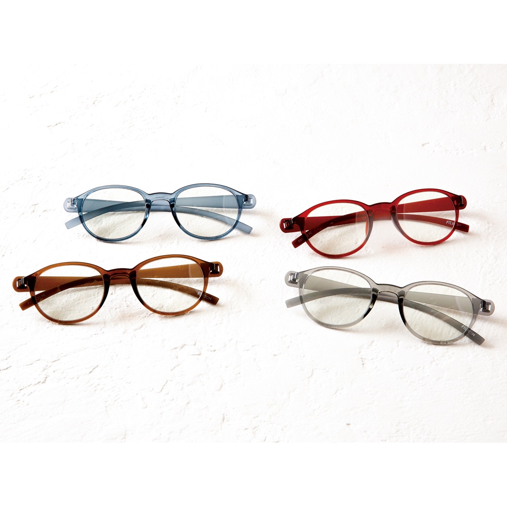 フィルストン Uv ルーライトカット リーディンググラス 男女兼用 ボストン型 無地 通販 ディノス