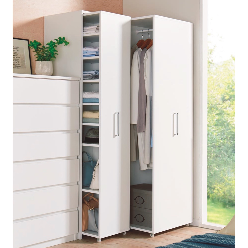 薄型で隠せる収納 衣類収納ロッカー ハンガータイプ 通販 ディノス