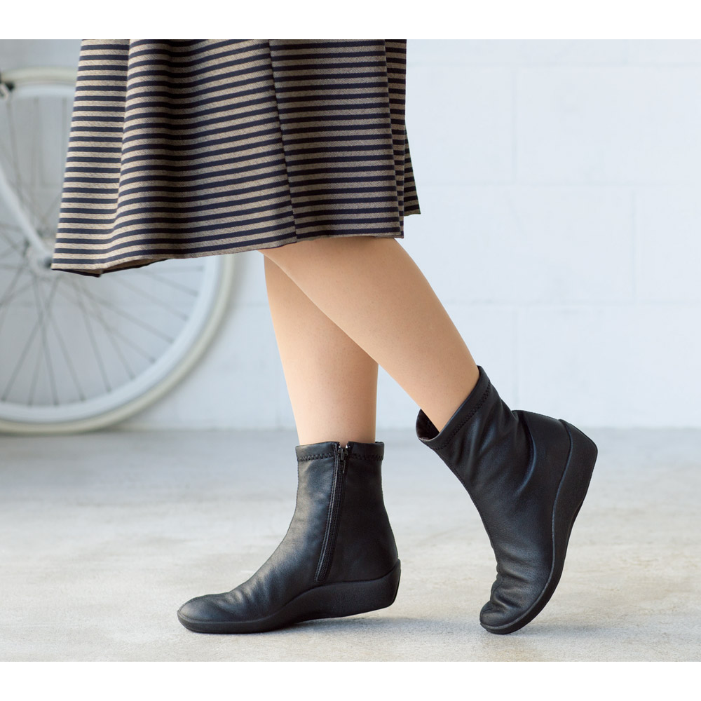 ARCOPEDICO/アルコペディコ シンプルショートブーツ レギュラー柄