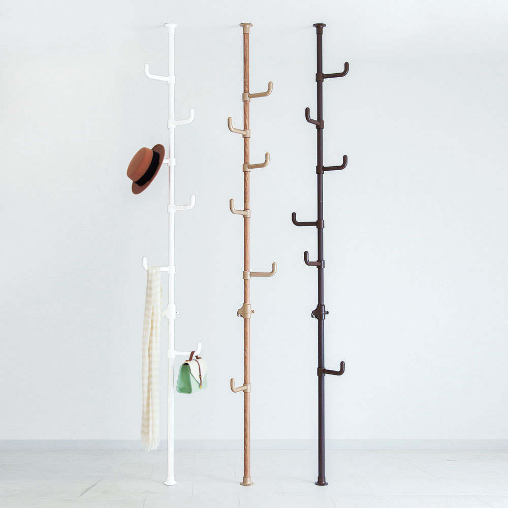 新作製品、世界最高品質人気! らせんポールハンガー ハンガーラック