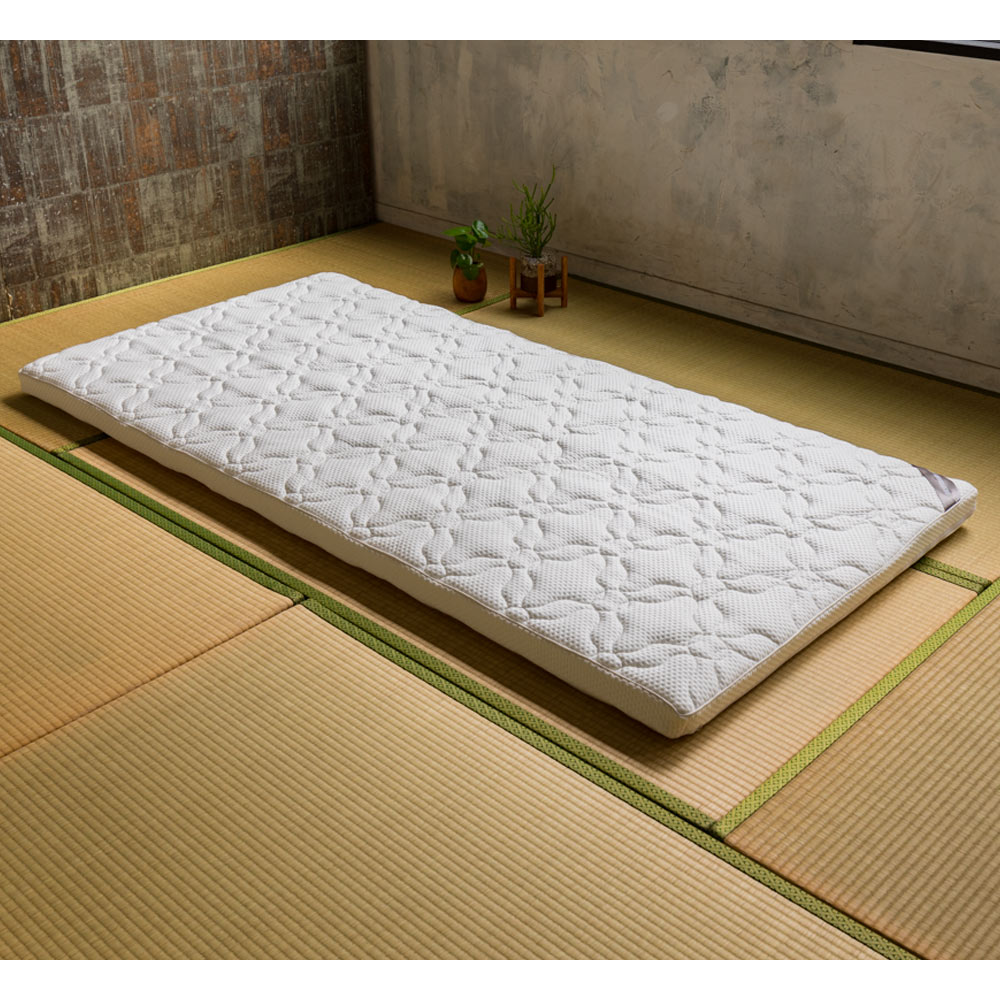 「うーたんママ」ディノス　ブレスエアー敷布団Neo+AR2303三つ折り敷 ブレスエアー（R）敷布団 リファイン（厚さ5cm） 枕付き