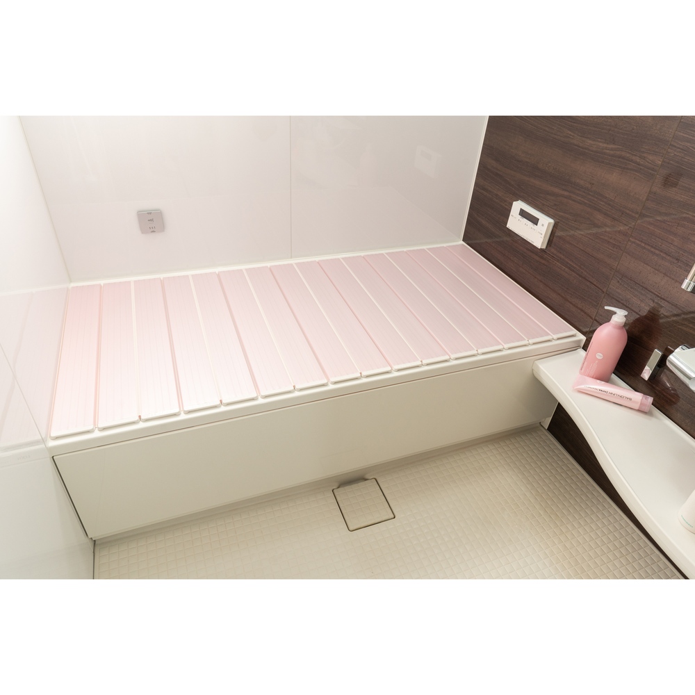≪70×89cm≫ SIAA 抗菌・防カビ折りたたみ風呂フタ(メタリックシルバー・パールピンク) 風呂ふた バス用品 バスマット 521274