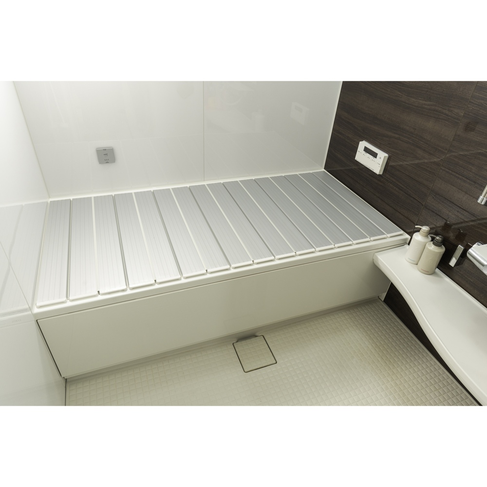 ≪70×109cm≫ SIAA 抗菌・防カビ折りたたみ風呂フタ(メタリックシルバー・パールピンク) 風呂ふた バス用品 バスマット 521276