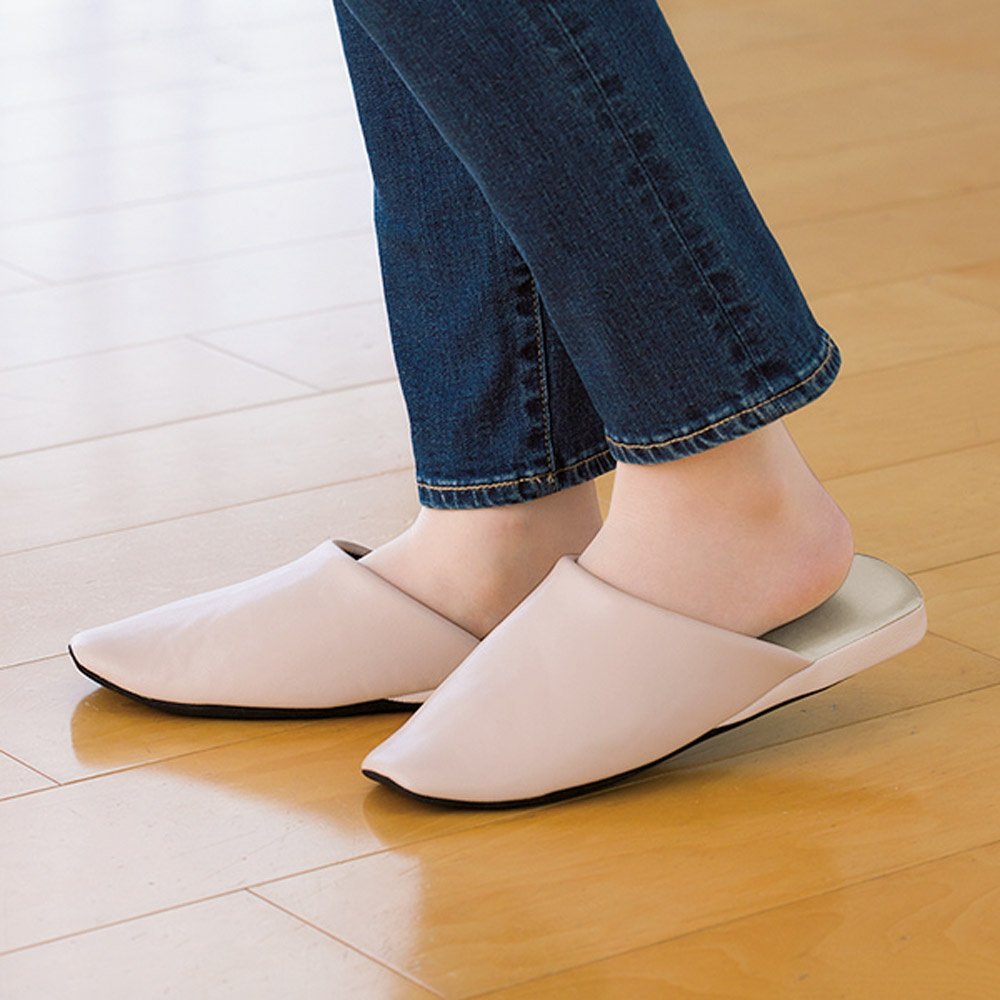 お手入れしやすいゲストスリッパ2足組 ソフトタイプ スリッパ ルームシューズ タオル 521872