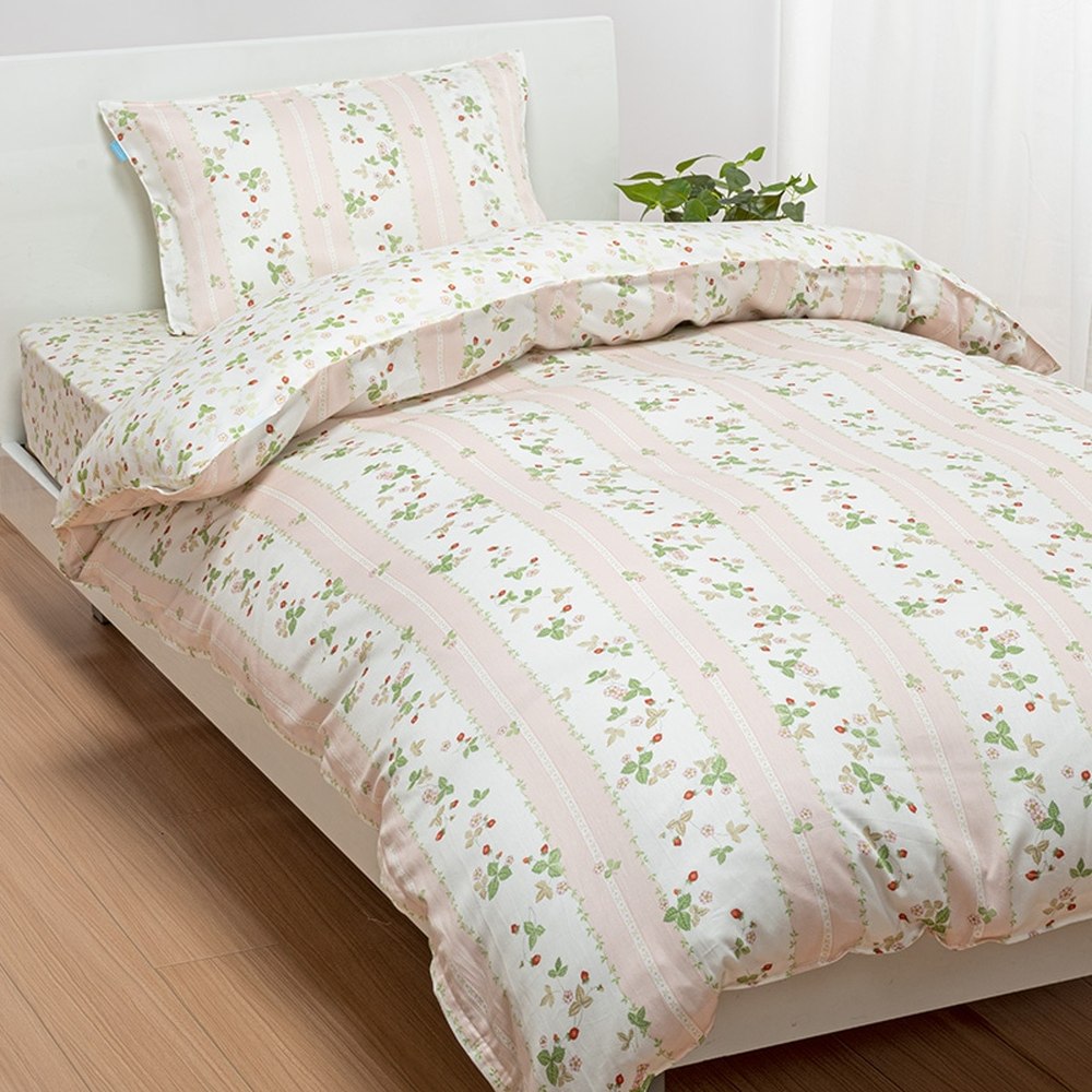 ≪ダブルロング≫ WEDGWOOD/ウェッジウッドワイルドストロベリー 掛け布団カバー 掛け布団カバー 布団カバー シーツ 522814