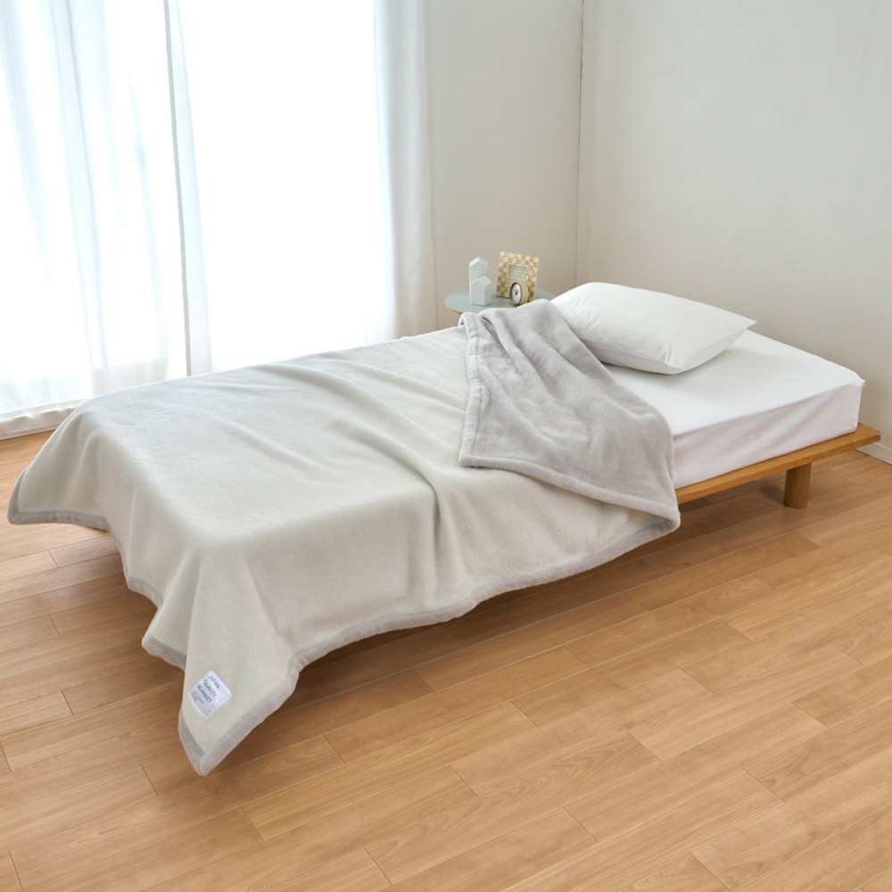 ≪シングル≫洗えるシルク×超長綿コットン リバーシブル毛布シリーズ 掛け毛布 掛け毛布 ブランケット 毛布 522921