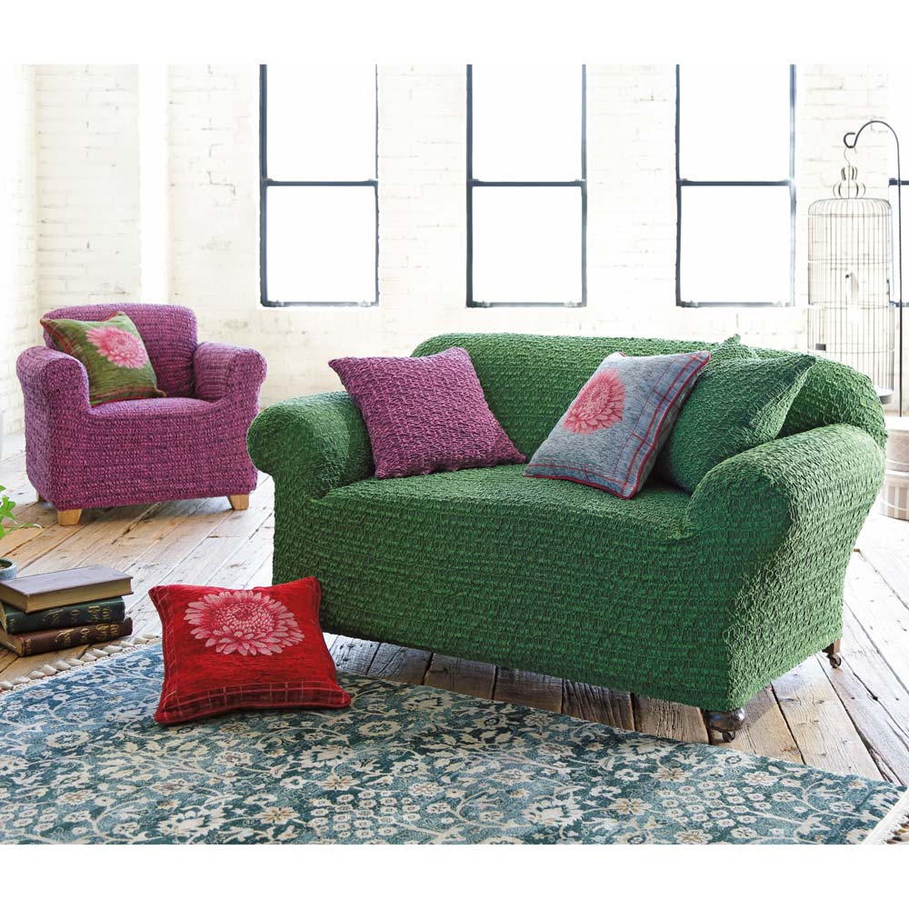 ≪2人掛用アーム付き≫ スペイン製ソファカバー［クルール］ 人掛けソファーカバー ソファーカバー 524705