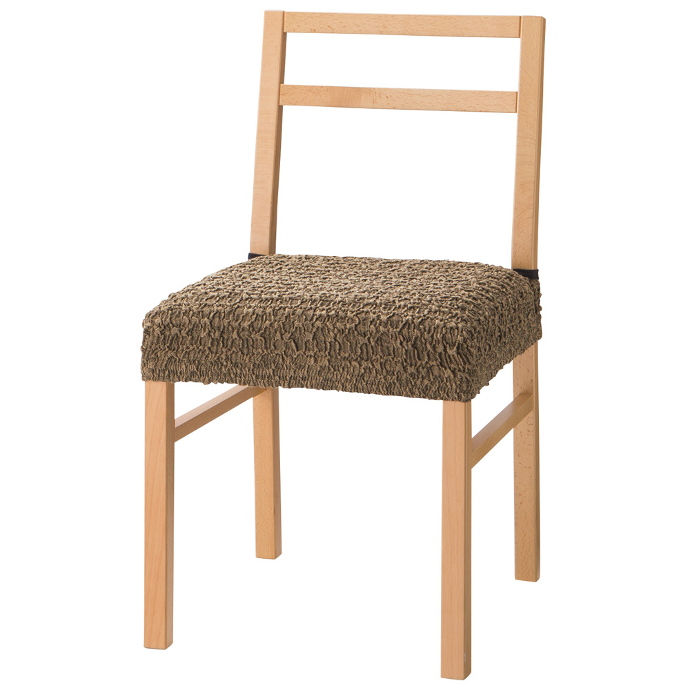 スペイン製カバー［クルール］ チェアカバー（同色2枚組） 座面カバー・Bタイプ チェアカバー 椅子カバー 座椅子カバー ソファーカバー 524714