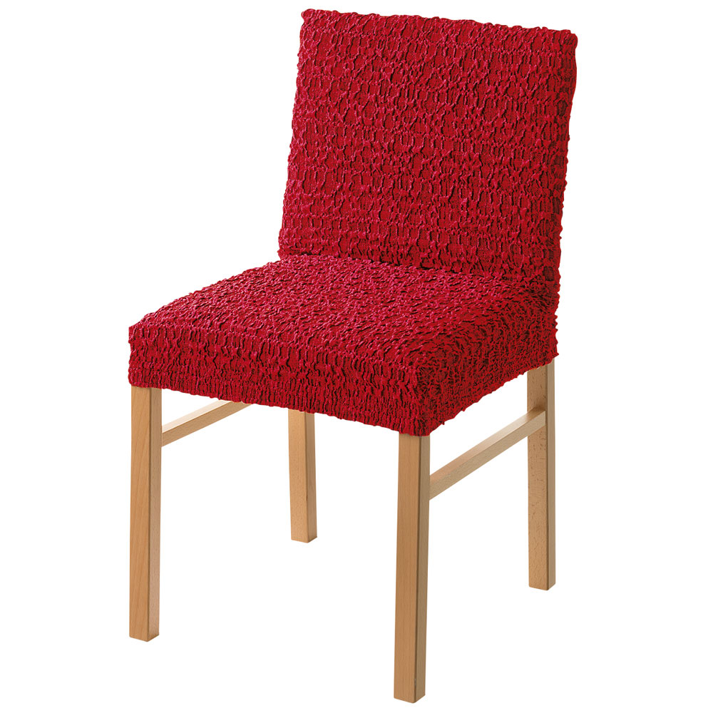 スペイン製カバー［クルール］ チェアカバー（同色2枚組） 背付きカバー・Mサイズ チェアカバー 椅子カバー 座椅子カバー ソファーカバー 524715