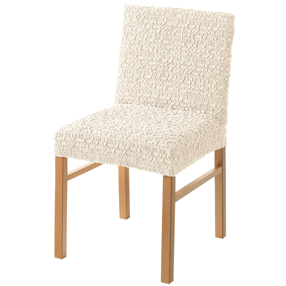 スペイン製カバー［クルール］ チェアカバー（同色2枚組） 背付きカバー・Mサイズ チェアカバー 椅子カバー 座椅子カバー ソファーカバー 524715