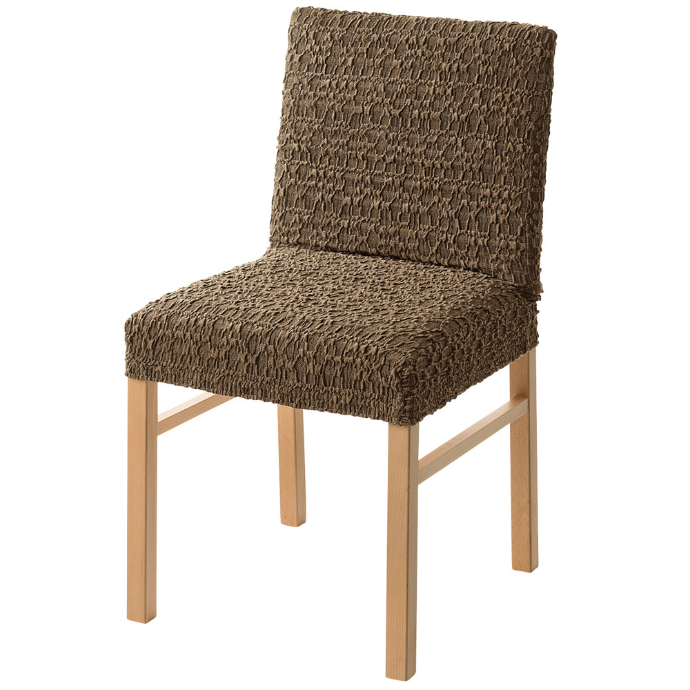 スペイン製カバー［クルール］ チェアカバー（同色2枚組） 背付きカバー・Mサイズ チェアカバー 椅子カバー 座椅子カバー ソファーカバー 524715