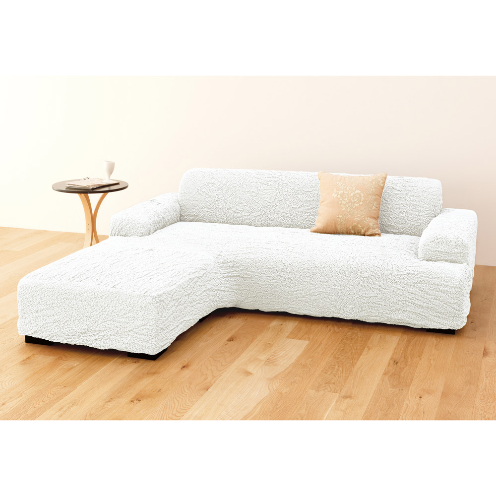 ≪左カウチ≫ イタリア製フィットカバー［ブックレ］ソファカバー アーム付き 特殊サイズソファーカバー ソファーカバー 524815