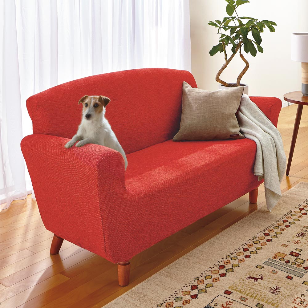 ≪2.5-3人掛用≫ スペイン製 はっ水機能付き フィットソファーカバー〈サマンサ〉 アーム付き 人掛けソファーカバー ソファーカバー 524902