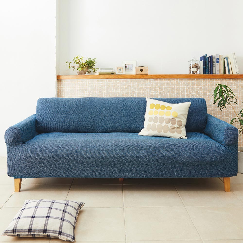 ≪2.5-3人掛用≫ スペイン製 はっ水機能付き フィットソファーカバー〈サマンサ〉 アーム付き 人掛けソファーカバー ソファーカバー 524902