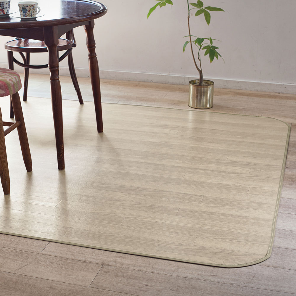 ≪約180×250cm≫ 消臭加工フローリング調ダイニングラグ ラグ 絨毯 カーペット マット 525407