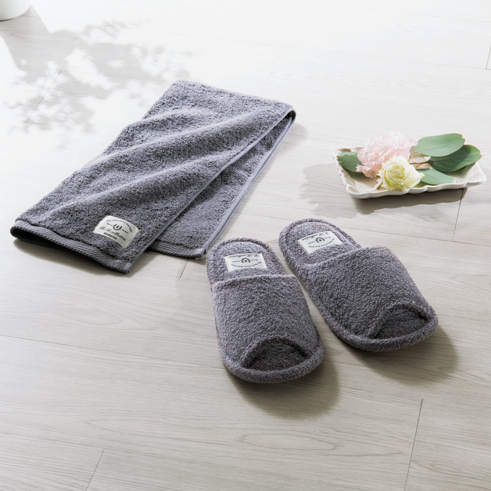 クッショニー スリッパ・タオルセット     トイレペーパーホルダー スリッパ トイレ用品 525532