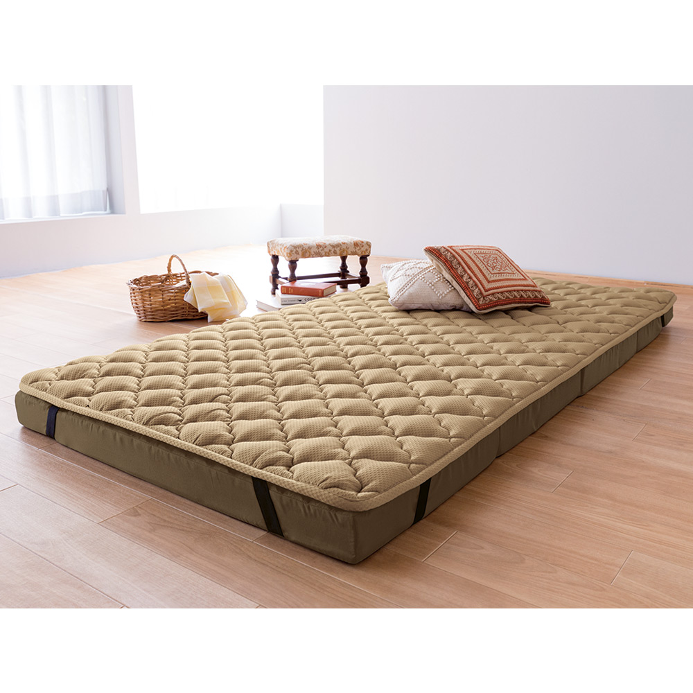 ≪セミシングル≫ 【アキレス×dinos】システムコンパクトマットレス 上層+下層(11cm) 敷布団 523404