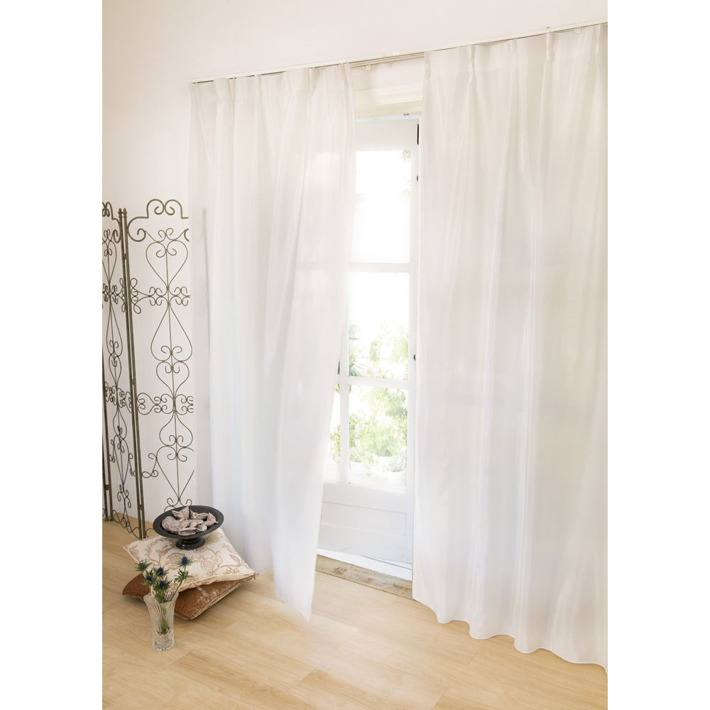 見えにくく明るい機能ボイルカーテン 1枚（イージーオーダー） 通販