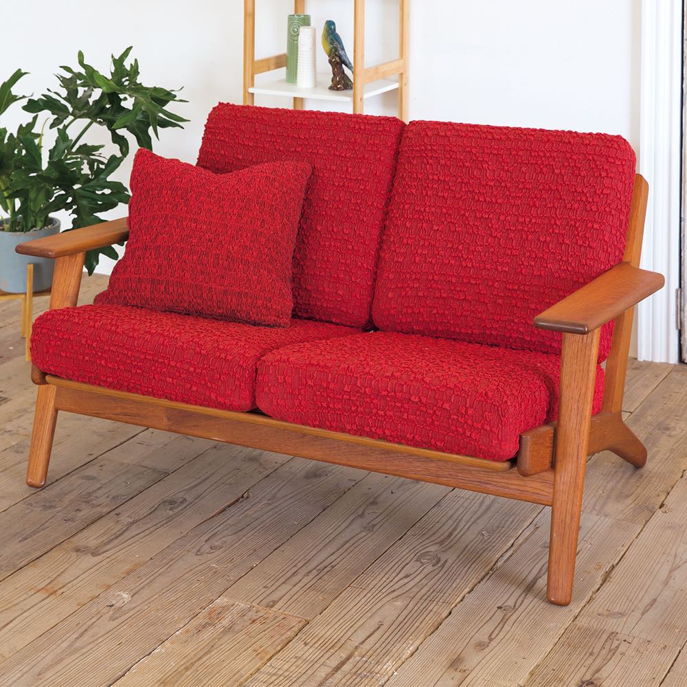 ≪3人用(幅約125-180cm)≫ スペイン製カバー〈クルール〉座面・背もたれ兼用カバー(1枚) 人掛けソファーカバー ソファーカバー 524713