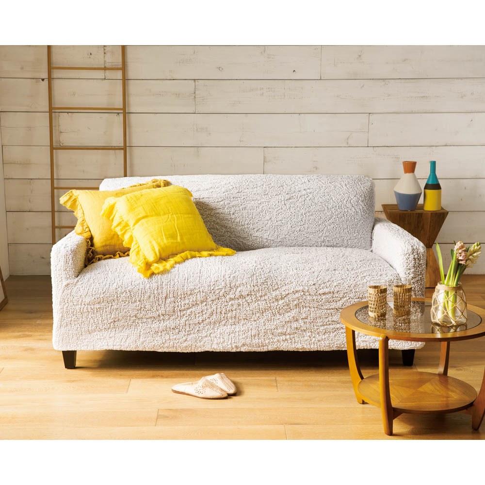 ≪2.5-3人掛用≫ イタリア製［ブックレ］ソファカバー アーム付き 人掛けソファーカバー ソファーカバー 524806