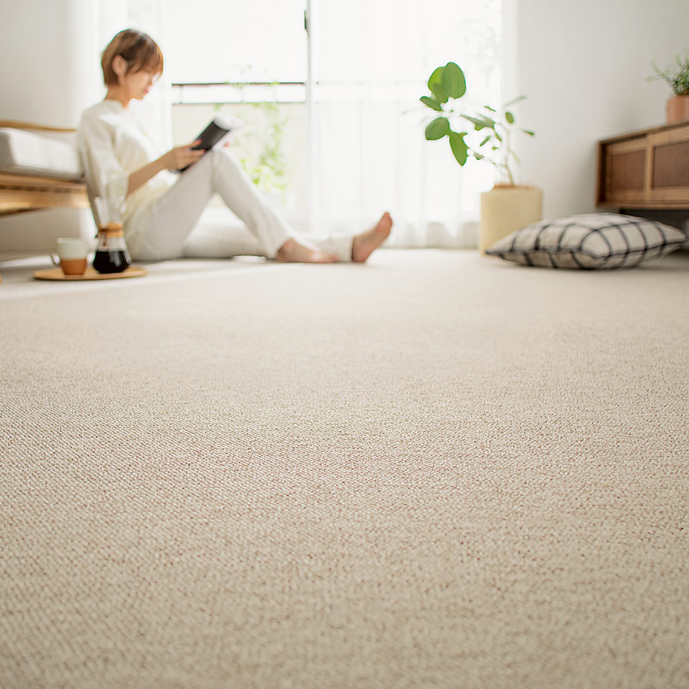 ≪6畳 約261×352cm≫ サンゲツ6機能カーペット 江戸間 カバー カーペット ラグ マット 525204