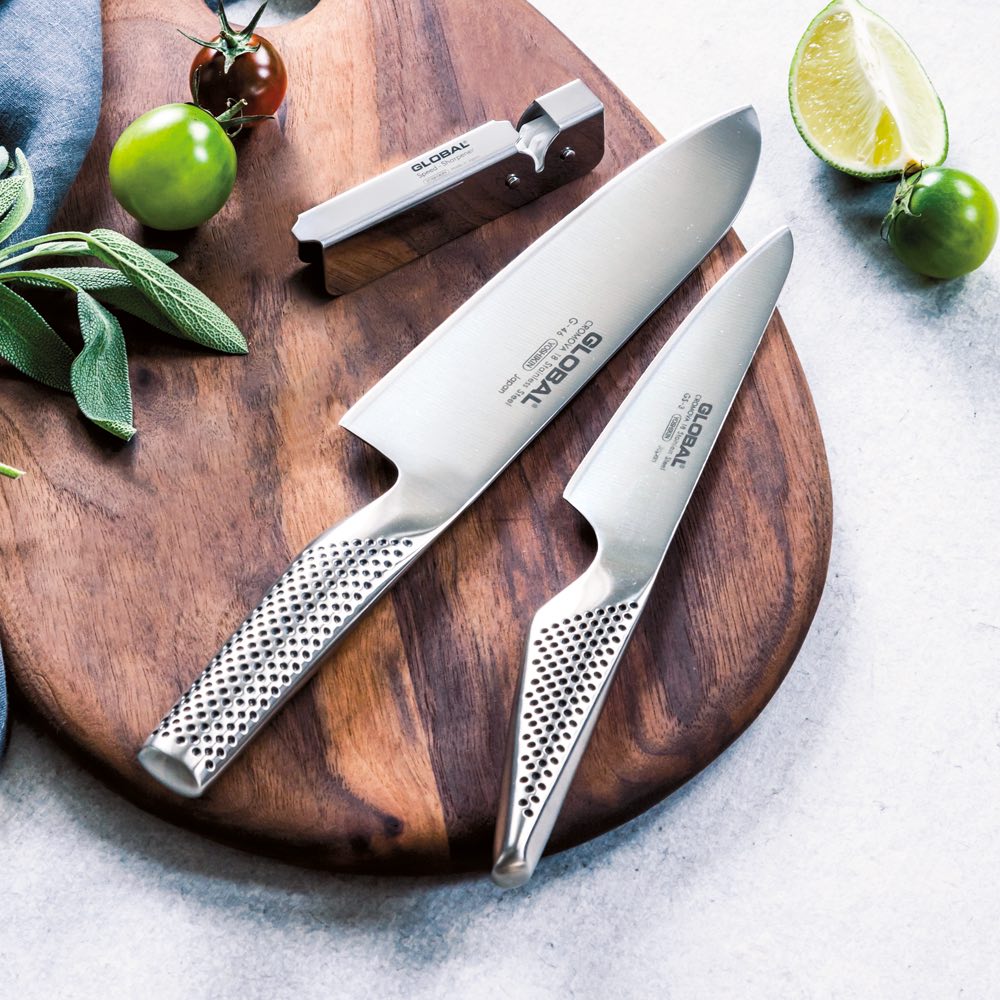 T-5　三徳包丁　包丁シャープナー　タッパーウエア　2点セット　調理用包丁 T-5 三徳包丁 包丁シャープナー タッパーウエア 2点セット 調理用包丁