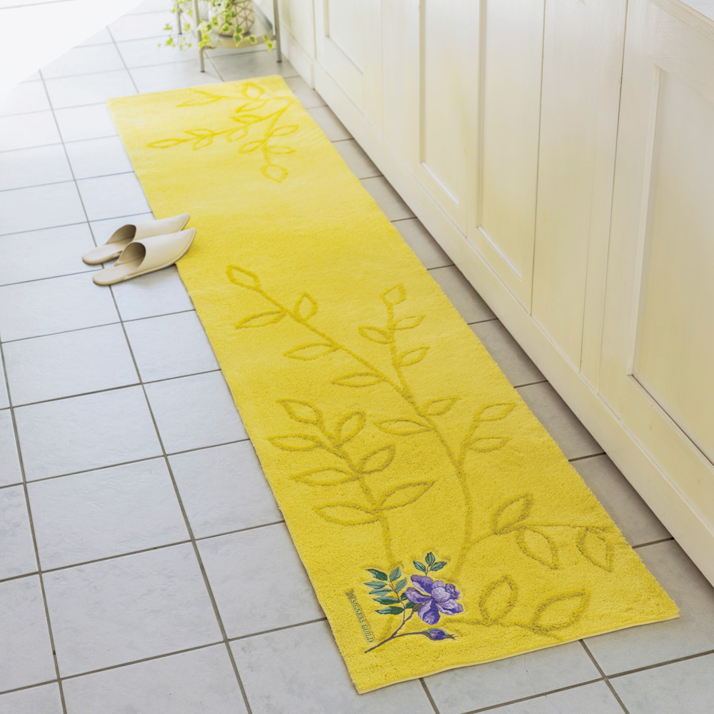 ≪約50×120cm≫ デザイナーズギルド キッチンマット〈ポーセリン〉 キッチンマット カーペット ラグ マット 541821