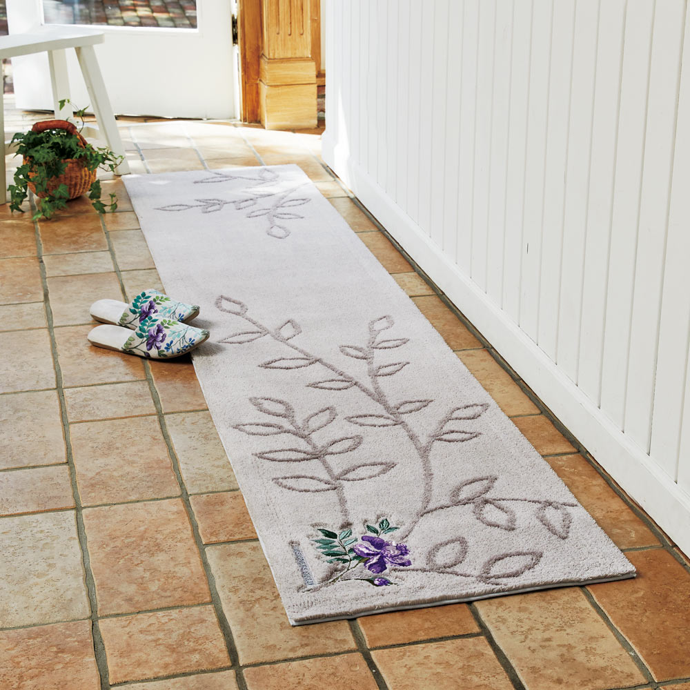 ≪約50×240cm≫ デザイナーズギルド キッチンマット〈ポーセリン〉 キッチンマット カーペット ラグ マット 541823