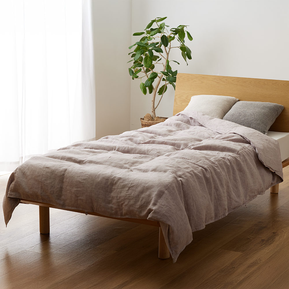 ≪ダブル≫ リネンのダウンケット 肌掛け 夏用 肌掛け布団 ダウンケット 560303