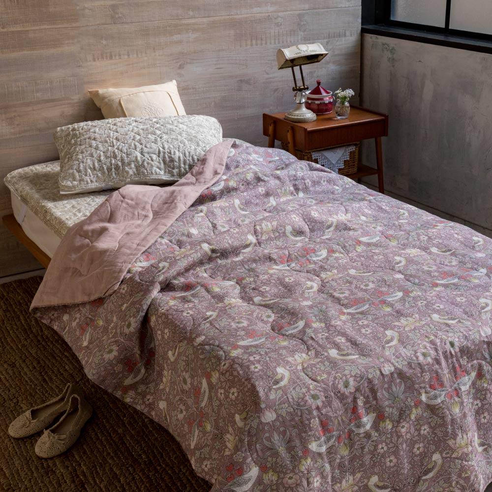 V&A いちご泥棒 麻100%生地使用ピローパッド 普通判(1枚) 枕カバー ピローケース 布団カバー シーツ 560502