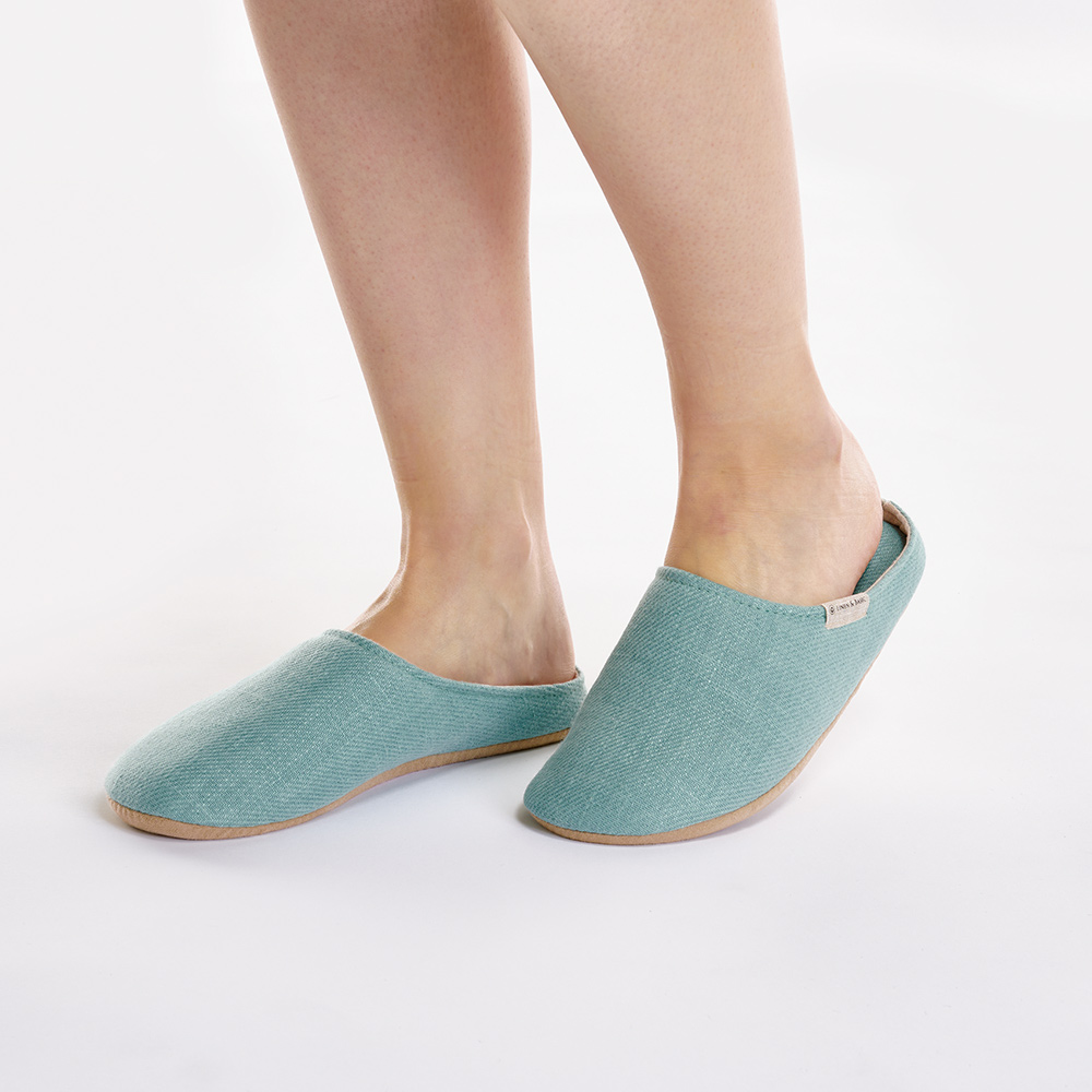 裸足よりも気持ちいい LINEN & BASIC リネンスリッパ 1足 夏用 スリッパ ルームシューズ タオル 560506