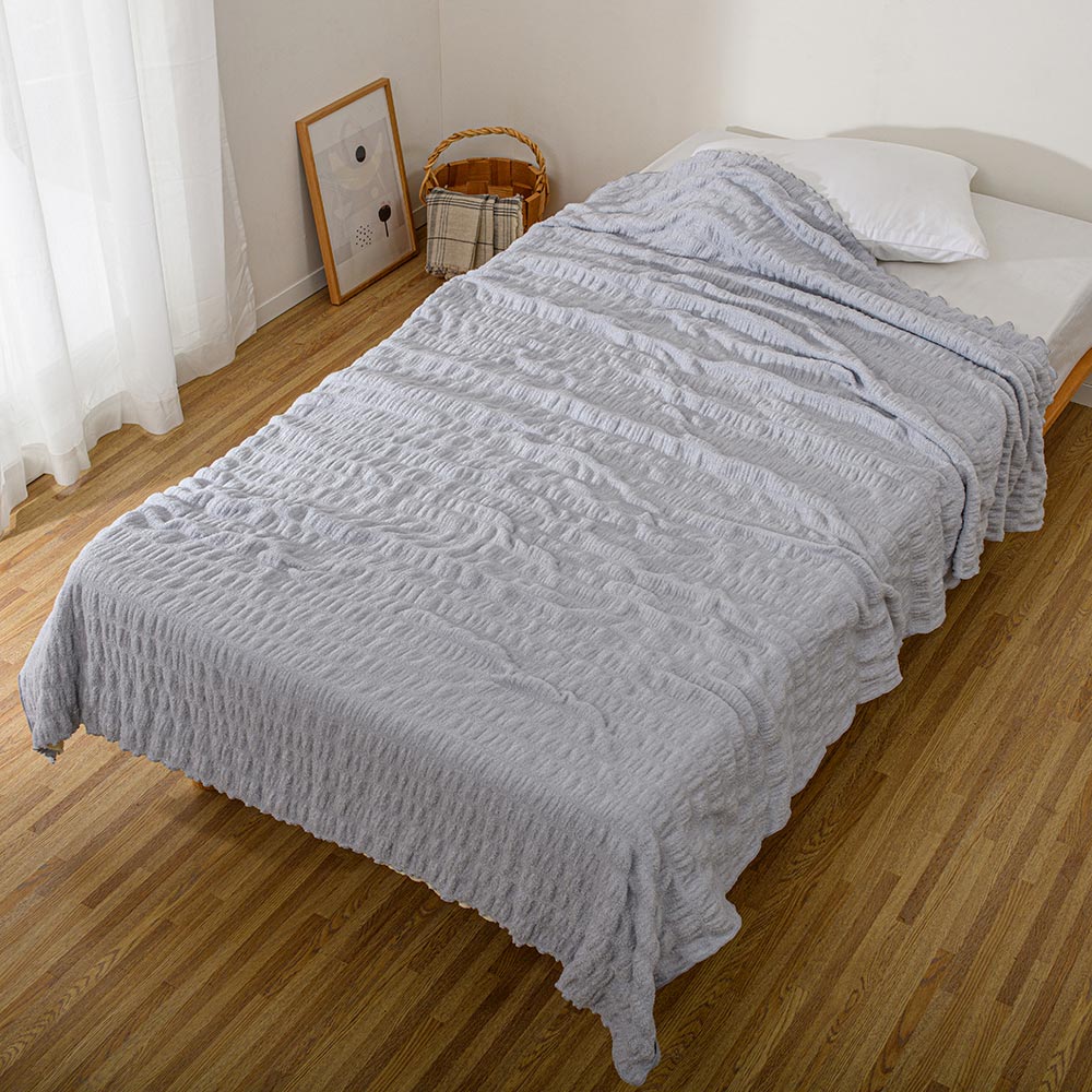 ≪セミダブル≫ とろり、くしゅふわ テンセル(TM)モダール繊維混タオル寝具シリーズ タオルケット 560911