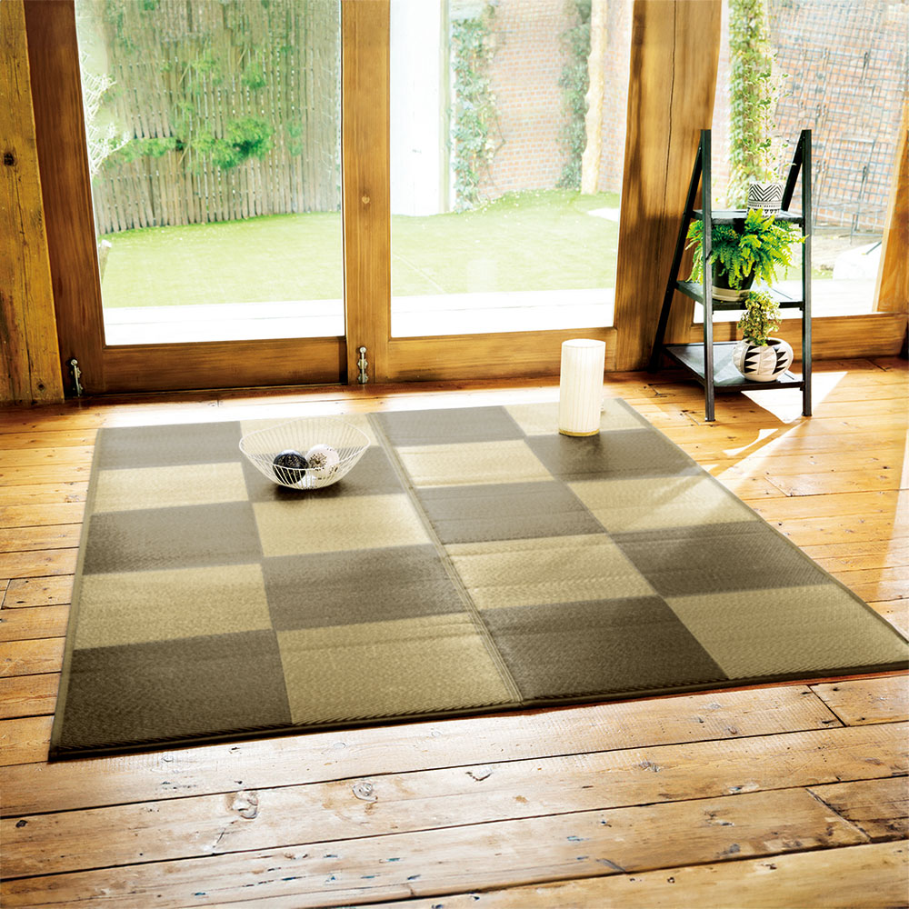 ≪裏なし約2mm 約140×200cm≫ い草ラグ〈ノア〉 カーペット ラグ マット 562830