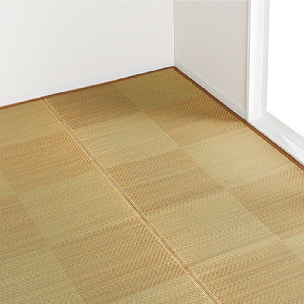 ≪裏付き約5mm 3畳≫ い草上敷き〈ノア〉 カーペット ラグ マット 562848