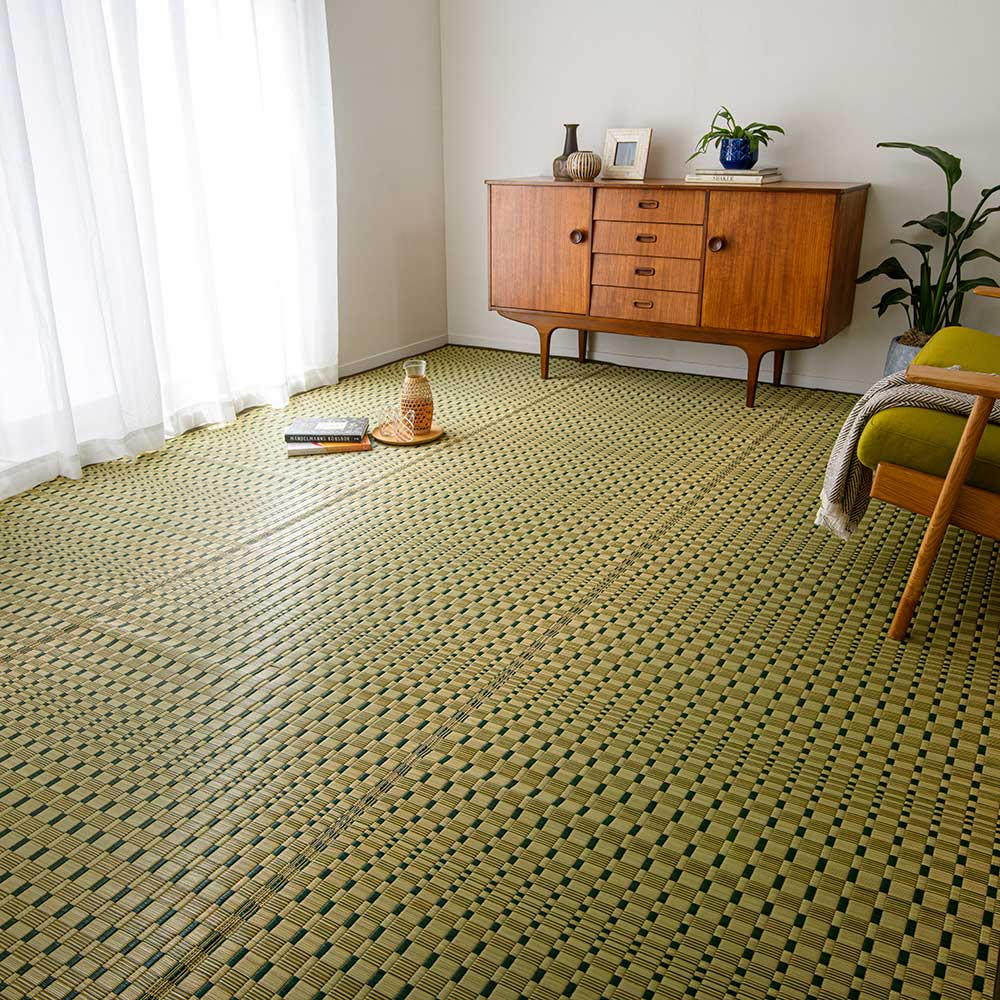 ≪1畳≫ ふっくらい草上敷き 掛川織 カーペット ラグ マット 562913