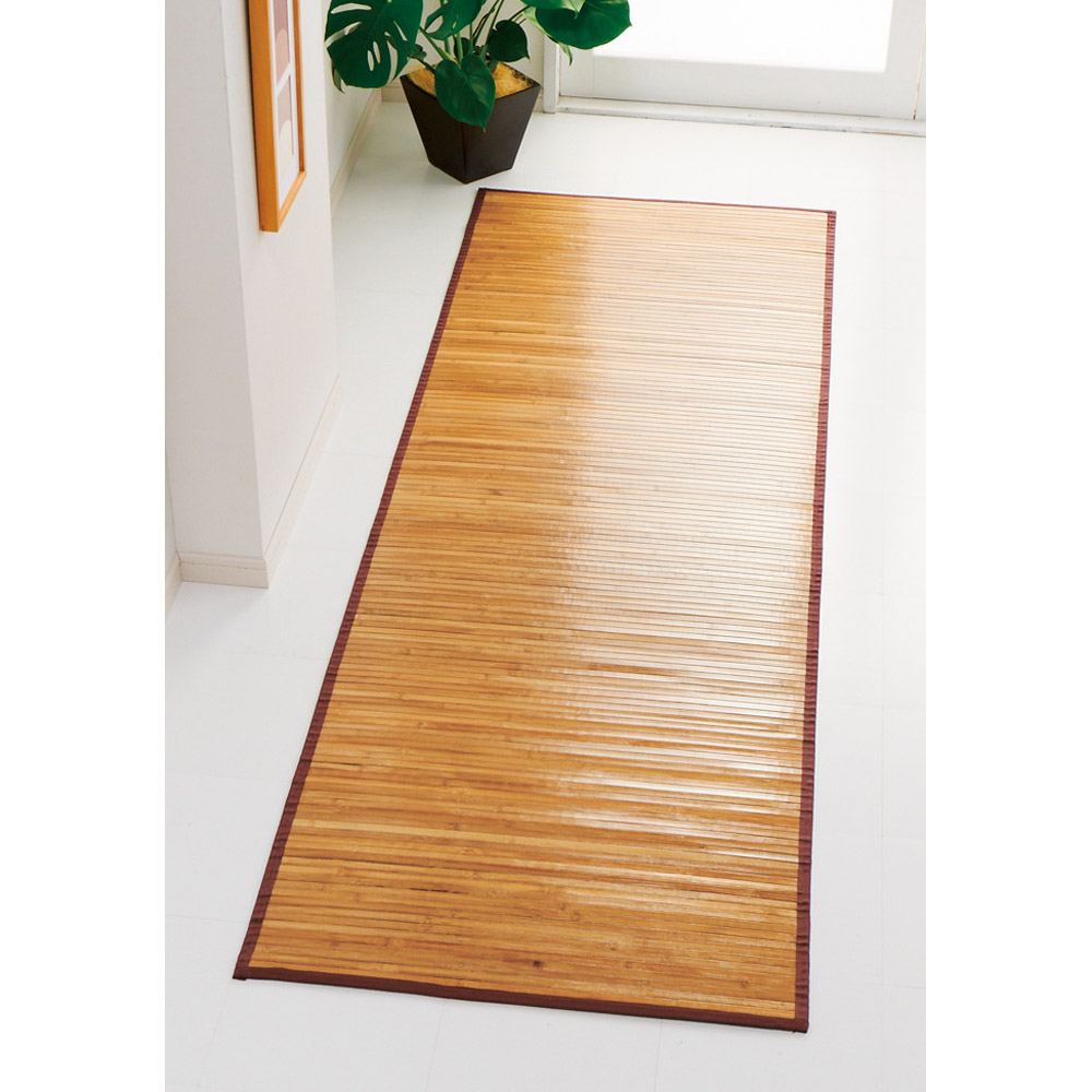 ≪約50×250cm≫ 竹マット キッチンマット カーペット ラグ マット 562961