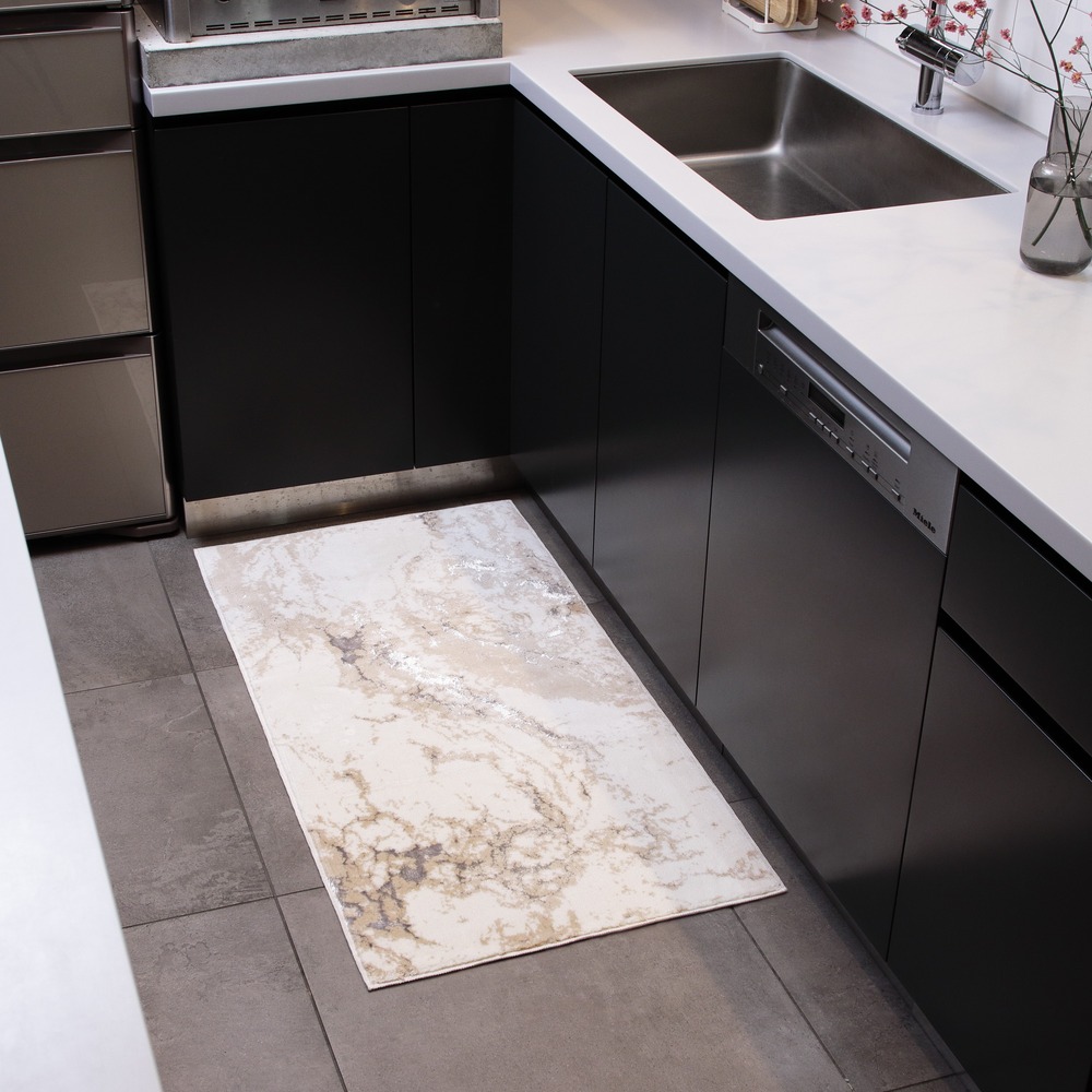 ≪約60×120cm≫ Grandex(グランデックス) ウィルトン織マット ロングマット キッチンマット カーペット ラグ マット 563024