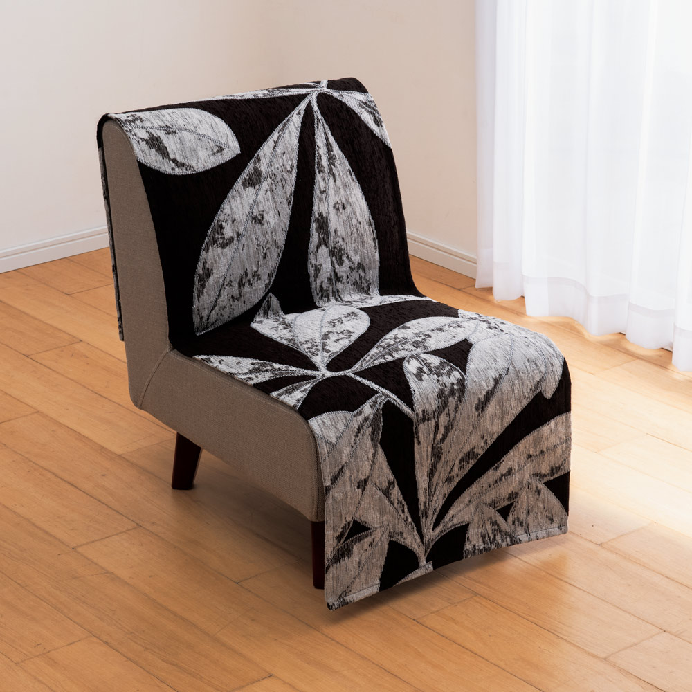 ≪1人掛 約53×175cm≫ イタリア製ジャカード織ソファカバー〈ボタニコ〉 人掛けソファーカバー ソファーカバー 563107