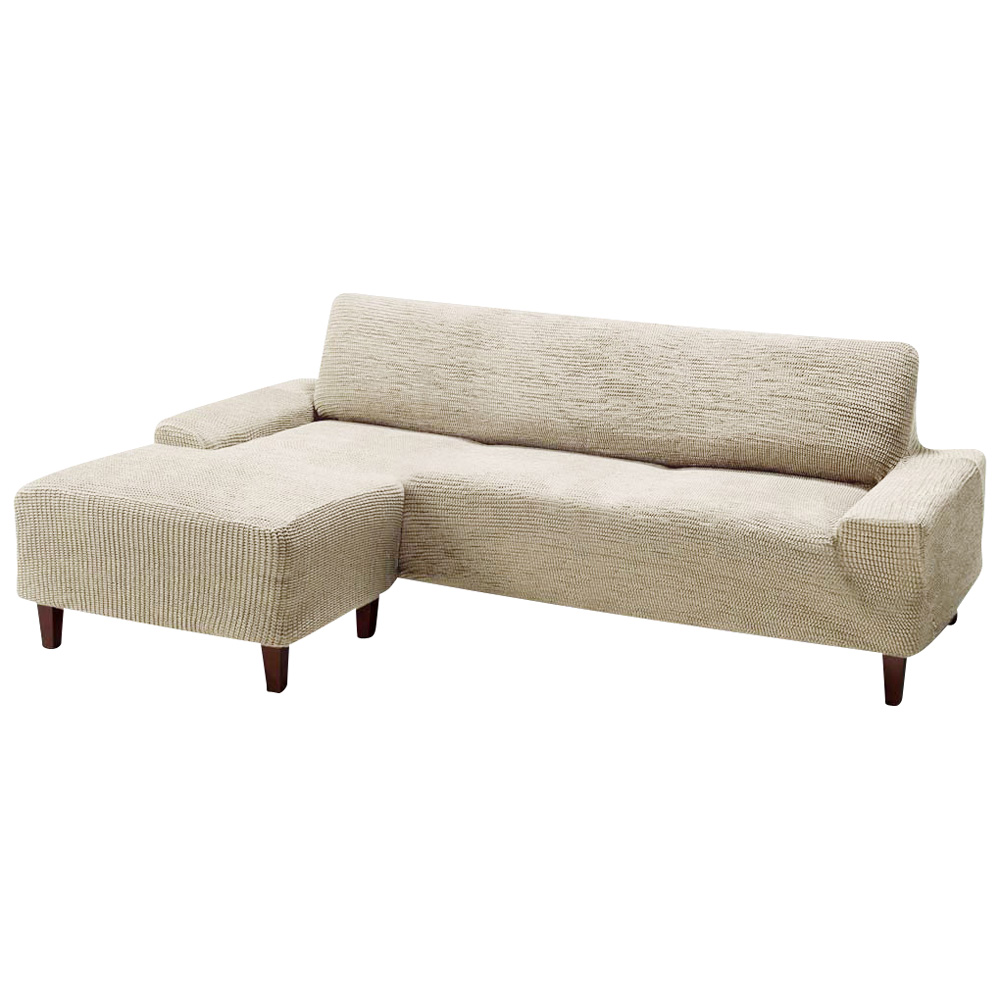 ≪右カウチ・アーム付き≫ スペイン製フィットソファカバー〈ビスタ〉 特殊サイズソファーカバー ソファーカバー 563122