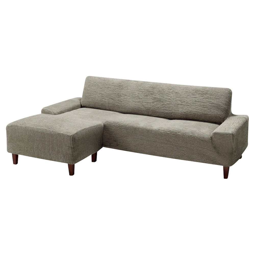 ≪左カウチ・アーム付き≫ スペイン製フィットソファカバー〈ビスタ〉 特殊サイズソファーカバー ソファーカバー 563123