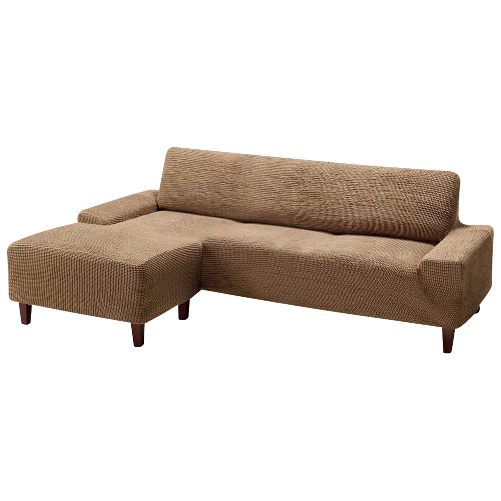 ≪左カウチ・アーム付き≫ スペイン製フィットソファカバー〈ビスタ〉 特殊サイズソファーカバー ソファーカバー 563123