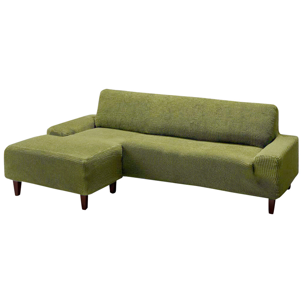 ≪左カウチ・アーム付き≫ スペイン製フィットソファカバー〈ビスタ〉 特殊サイズソファーカバー ソファーカバー 563123