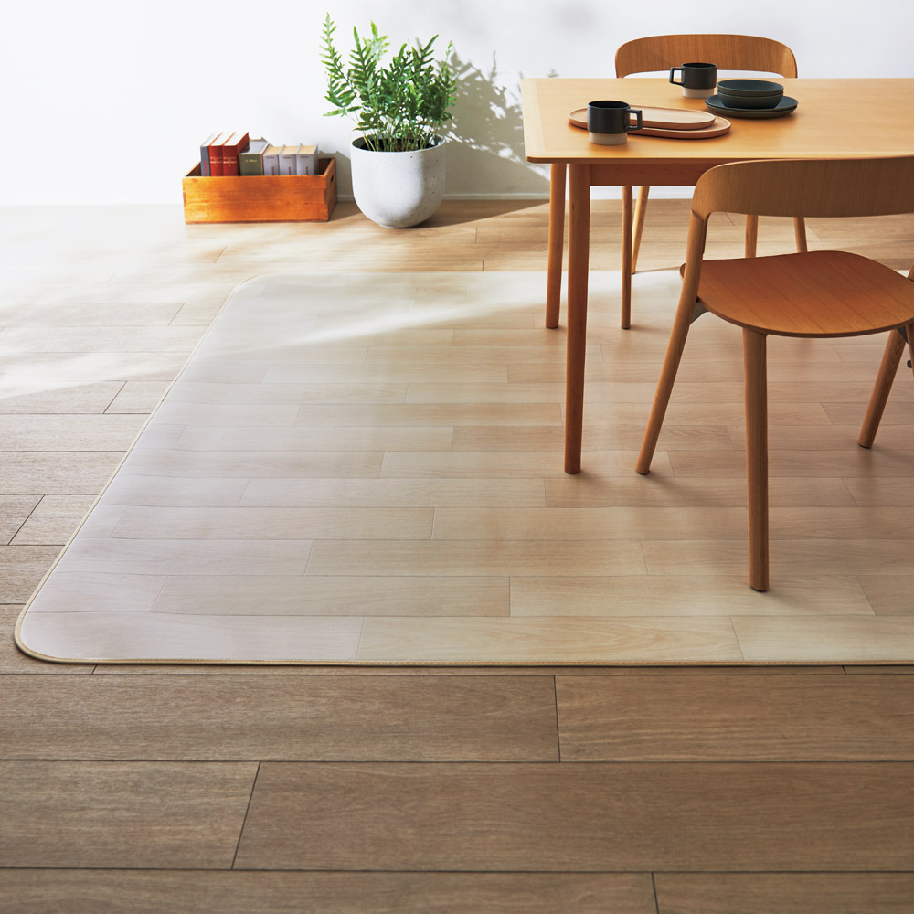 ≪約180×220cm≫ サンゲツ クッションフロア ダイニングラグ ラグ 絨毯 カーペット マット 563202