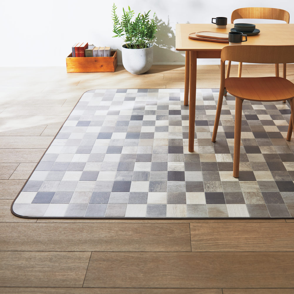 ≪約180×250cm≫ サンゲツ クッションフロア ダイニングラグ ラグ 絨毯 カーペット マット 563203