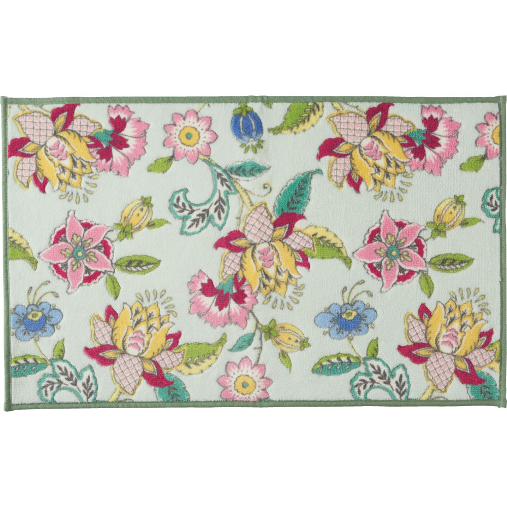 ≪約50×80cm≫ MINTON キッチンマット/マット〈シンクロナイズハドンフラワー〉 玄関マット カーペット ラグ マット 563329